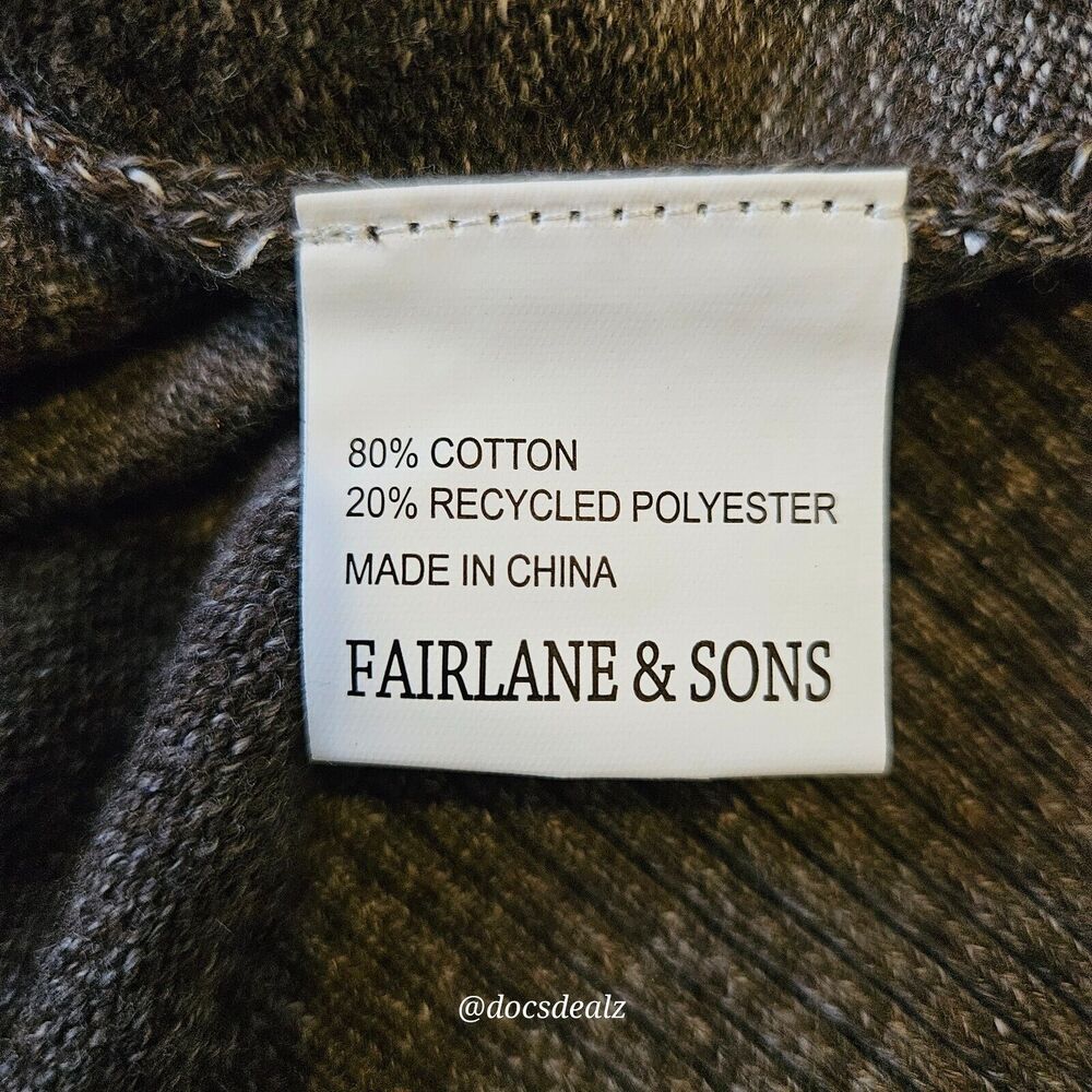 Fiarlane & Sons Brown Sweater Men's Large - Picture 4 of 7